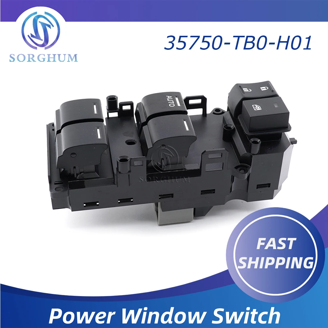 

Sorghum Front Left Driver Side Electric Car Window Switch Main Lift Button For Honda Accord 2008-2011 35750-TB0-H01 35750TB0H01