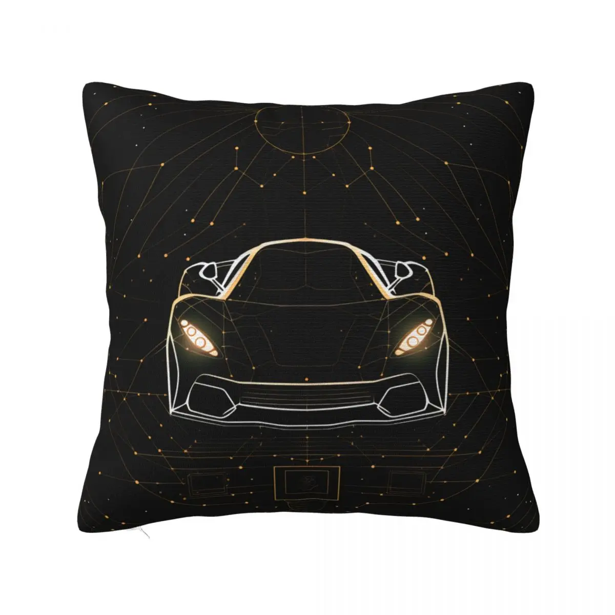 

Ultimate Sports Car Pillow Case Minimalist Art Astro Geometry Universal Polyester Pillowcase Sofa Zipper Spring Cover