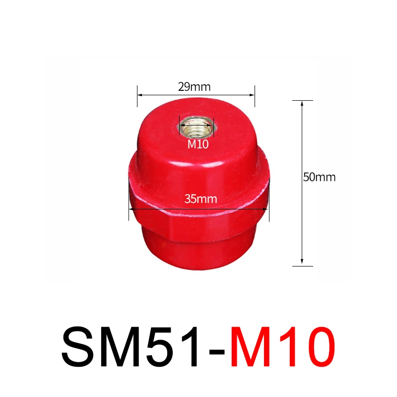 

Водостойкие изоляторы SM-20 25 30 35 38 40 45 51 60 76 красного цвета