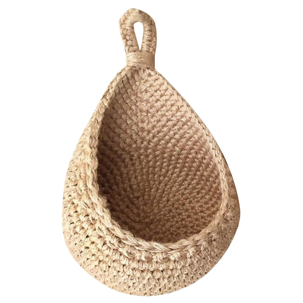 

Kitchen Hanging Fruit Basket Vegetable Basket Woven Hanging Basket Decoration