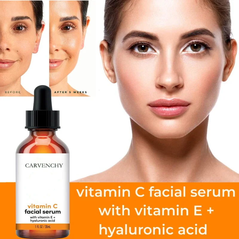 

Vitamin C Facial Serum Anti Aging Face Eye Serum Brightening Dark Spots,Even Skin Tone,Eye Area,Fine Lines Wrinkles Skin Care