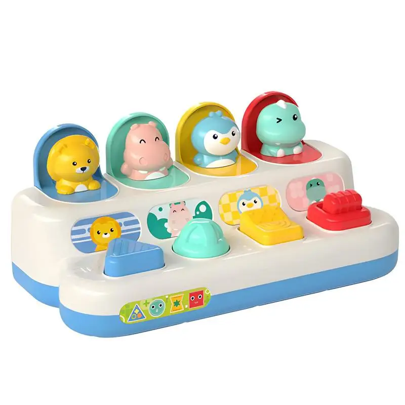 

Hide And Peek Toy Animal Park Sensory Montessori Game Animal Toys Early Education Activity Center Toy Montessori Learning Toys