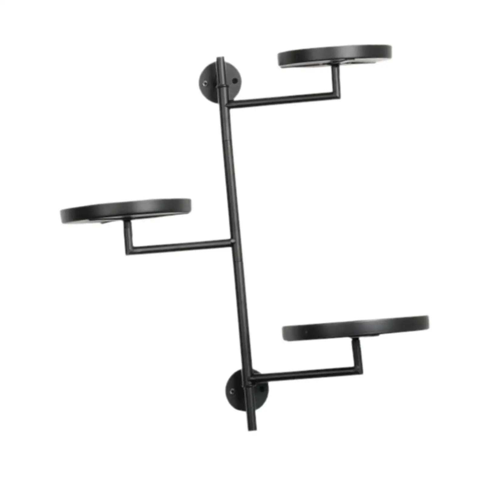 Вращающаяся полка для растений с окном компактная 3-уровневая устойчивая к