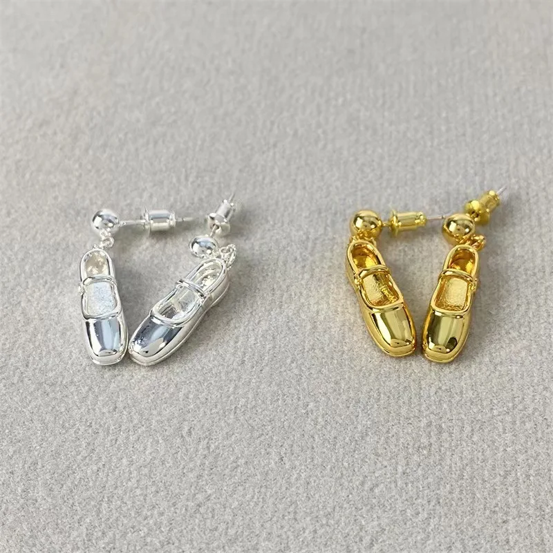 Уникальный дизайн изысканные балетки серьги-гвоздики для студентов подарок на