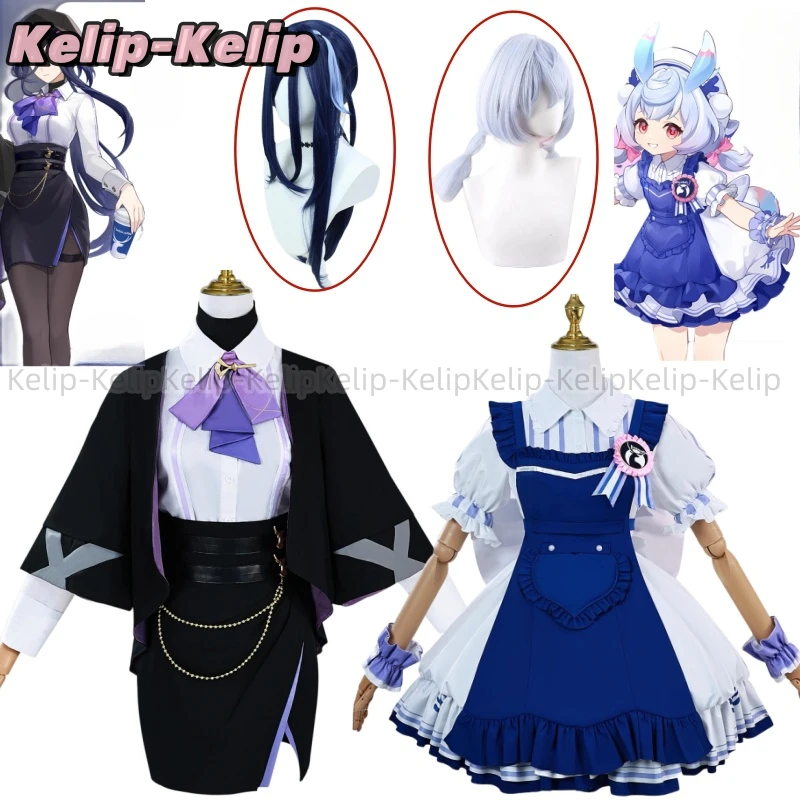 В наличии Sigewinne Clorinde Collab Fanart Doujin Косплей Костюм Genshin Impact Полный комплект парика