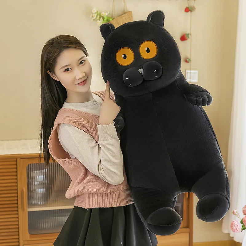 

Zqswkl 40/60cm Cat Doll Cute Imitation Cat Plush Toy Sleeping Pillow Dolls Girl Birthday Gift Kawaii Stuffed Toys
