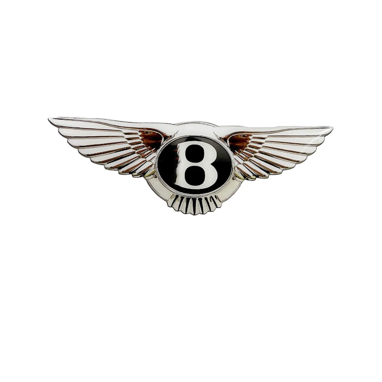 

For Bentley Continental First Generation 2006-2011 Wing B LOGO Label 3W0853621A 3W0853679L Radiator Middle Net