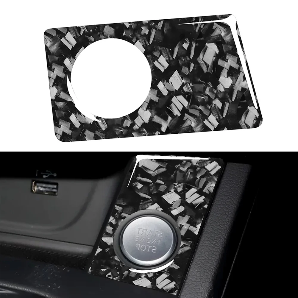 Кнопка запуска двигателя накладка на панель остановки наклейка RHD для Audi A5 2017-2022