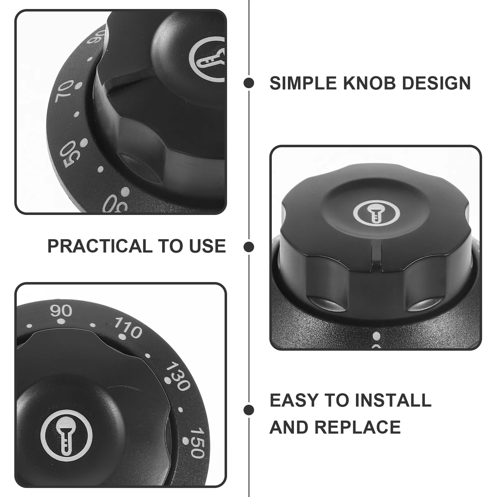 Thermostat Fryer Accessory Thermal For Temperature Oven Knob Control Accessories Knobs Replacements Range Deep