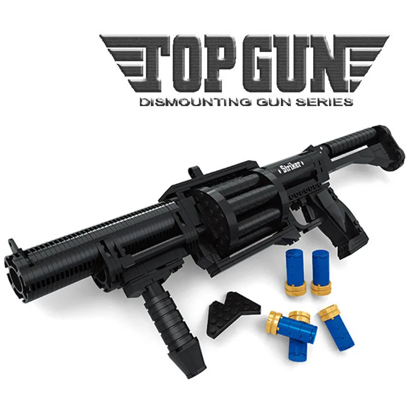 

Ausini Guns Pistol Desert Eagle Submachine 98k Model SWAT WW2 Police Weapon Moc Model Building Block Construction Toys