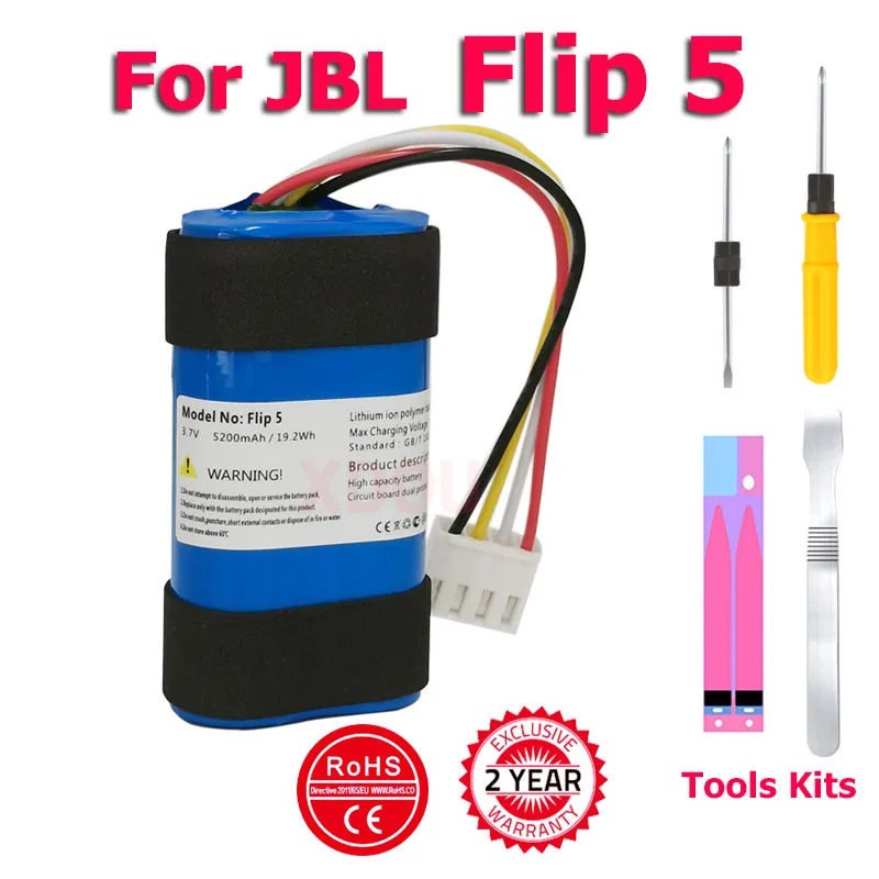 Сменная батарея для JBL Charge флип-клип Xtreme 2 3 4 5 Flip3 Flip4 Flip5 Clip2 Clip3 Xtreme2 GSP0931134