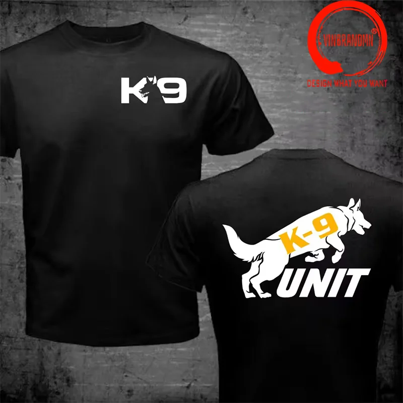 Фото Футболка для тренировок K9 Unit K-9 Trainer K9 Team Training, мужская модная повседневная футболка с принтом, с короткими рукавами, для мужчин и женщин №2