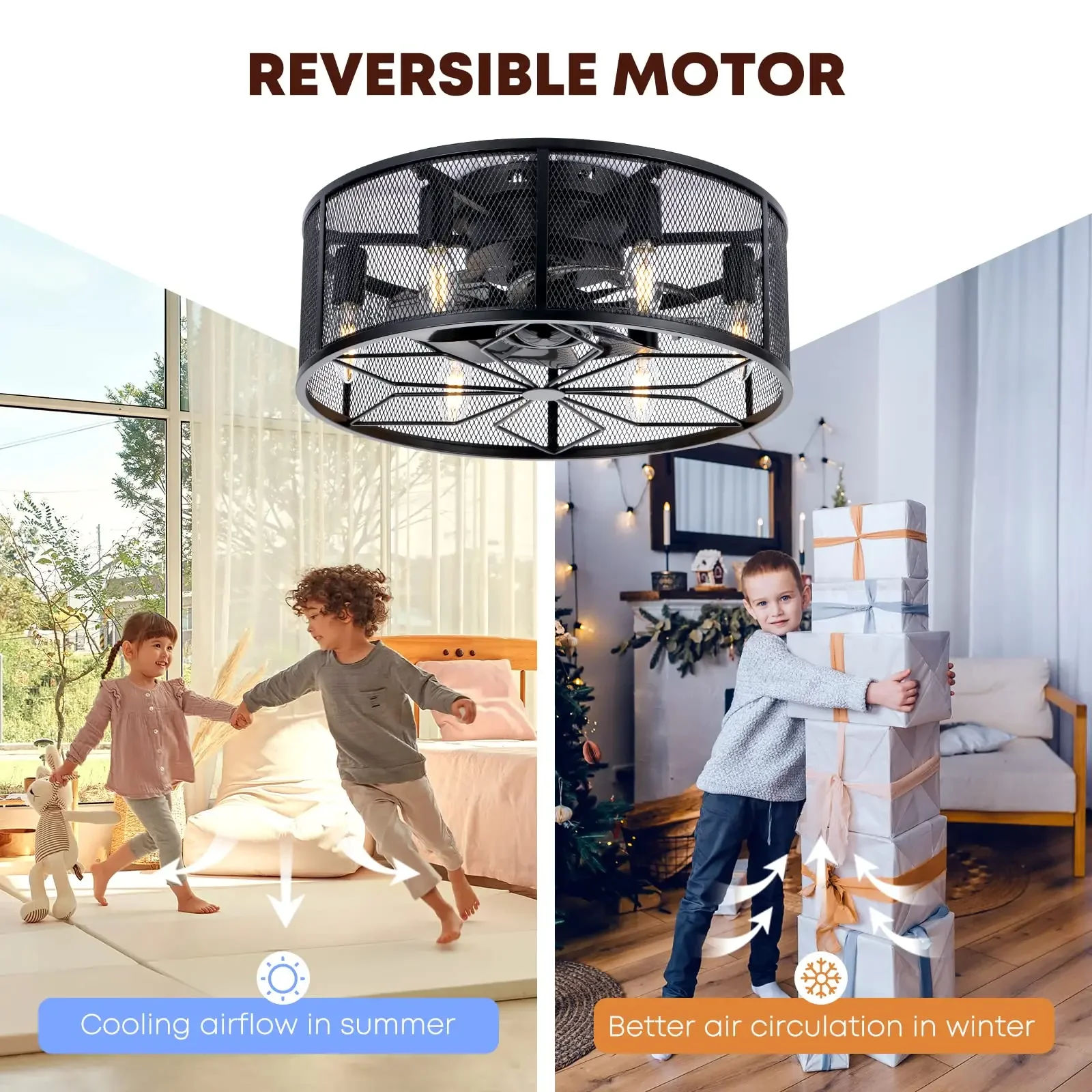 Скандинавский черный заподлицо фермерский дом низкопрофильный потолочный