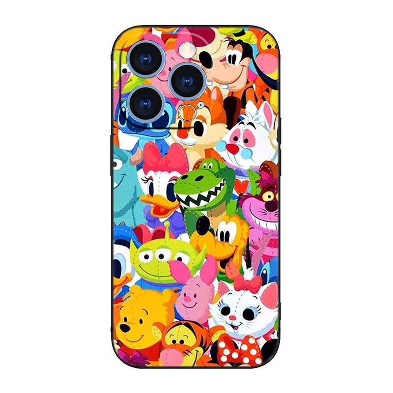 Черный чехол для телефона Disney Pixar Huawei Pura70 Pro Plus P60 P50 P40 P30 P20 P10 Lite PSmart Z 2021 мультяшный