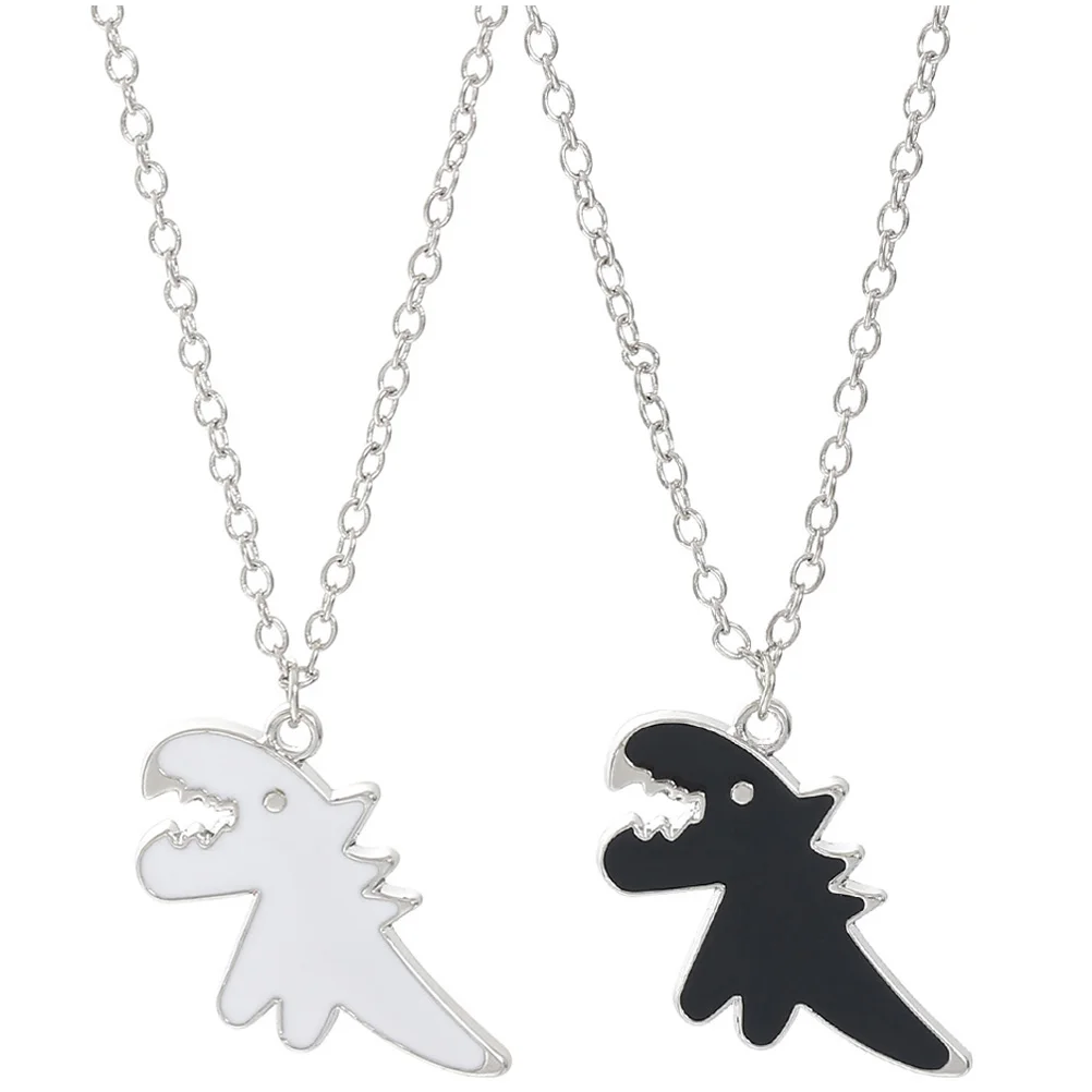 

Accessories Dinosaur Necklace Couple Necklaces Him Her Charm Couples Boyfriend Girlfriend