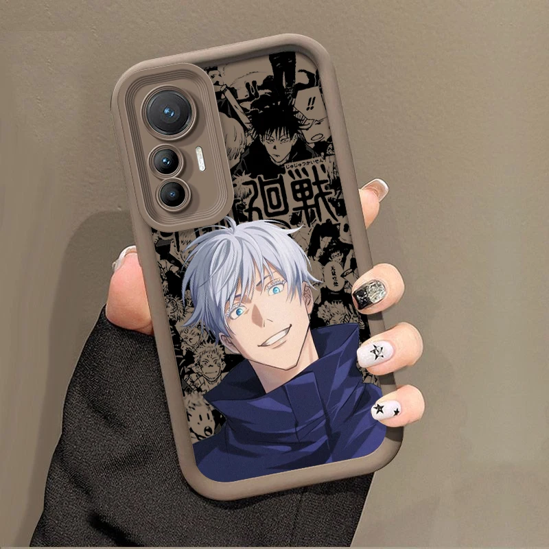 Мультяшные комиксы juютсу Kaisen для Xiao POCO 12T 11 F2 F3GT F4 F5 X X4 X5 M3 14 Pro GT 4G фотовспышка