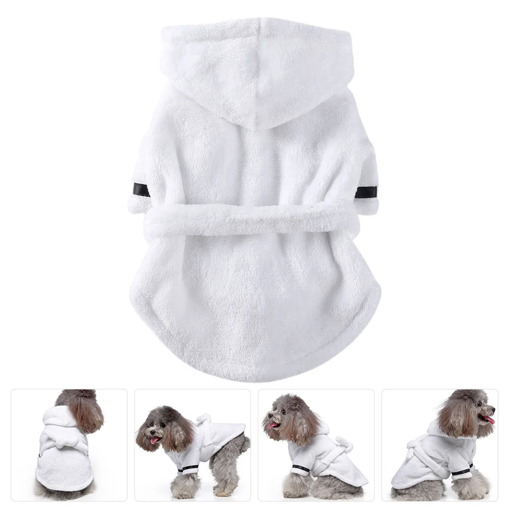 

Dog Bath Pet Robe Clothes Bathrobepuppy Towel Robes Drying Towels After Supplies Absorbent Comfortable Fast Apparel Supple Water