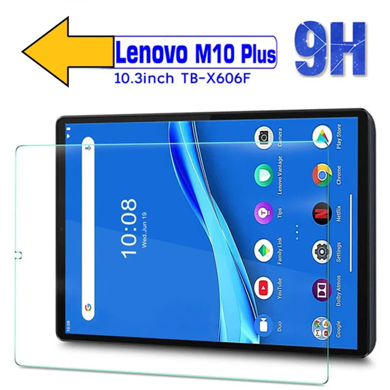 

Tempered Glass Screen Protector for Lenovo Smart Tab M10 FHD Plus TB-X606F TB-X606X 10.3 inch Tablet Protective Film 9H Glass
