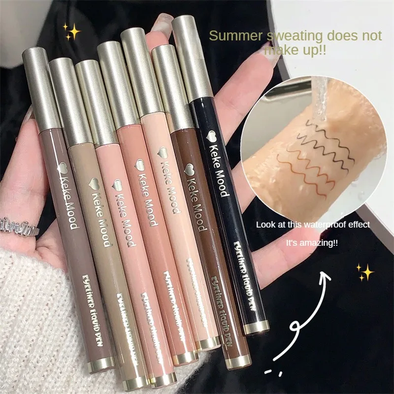 

Liquid Eyeliner Eyeshadow Stick Lying Silkworm Pencil Grey Brown Lasting Waterproof Ultra-fine Eyelash Pen Cosmetic Makeup Tools