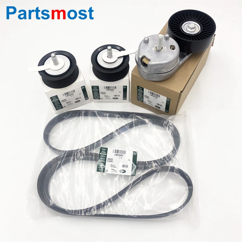 3,0 дизельный генератор переменного тока, натяжитель ремня, шкив для Land Rover Range Rover 13- RR Sport Discovery 4 LR035502 LR035493 LR036304