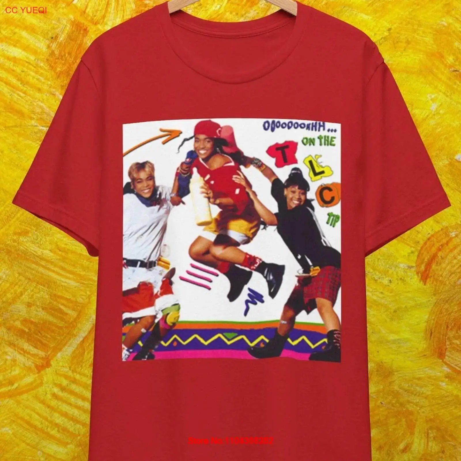 TLC на рубашке Tip! Винтаж SWV 90-е r&ampb любовь девочка-певец H.E.R. группа