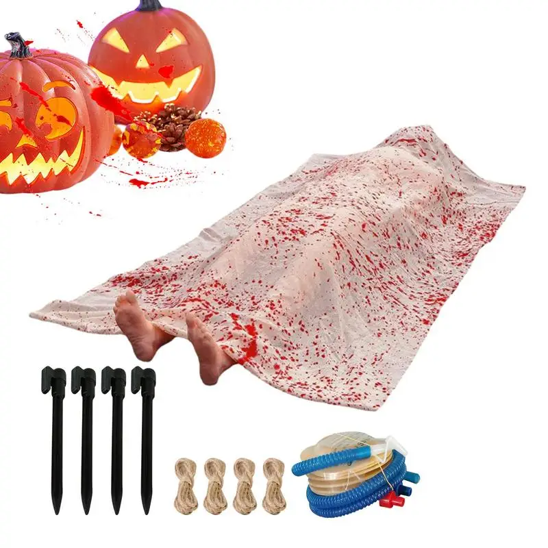 

Scary Fake Corpse Dead Victims Lying Body Spooky Party Supplies Halloween Dead Body Prop Inflatable Body For Haunted House Party