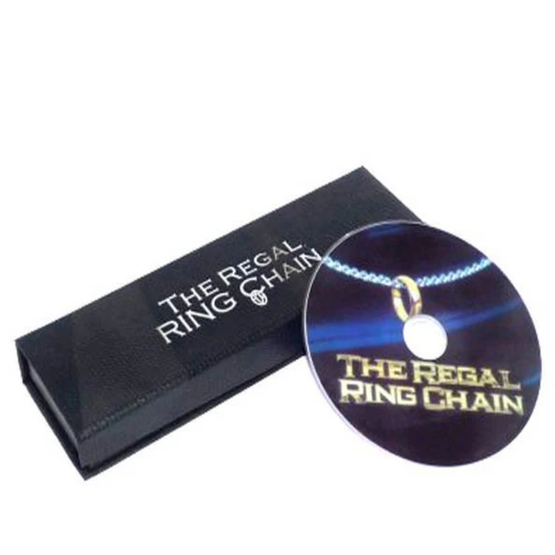 

The Regal Ring Chain (DVD + Gimmick) -Волшебные трюки, сценическая магия, реквизит магия крупного плана, огонь, комедия, аксессуары, волшебное кольцо