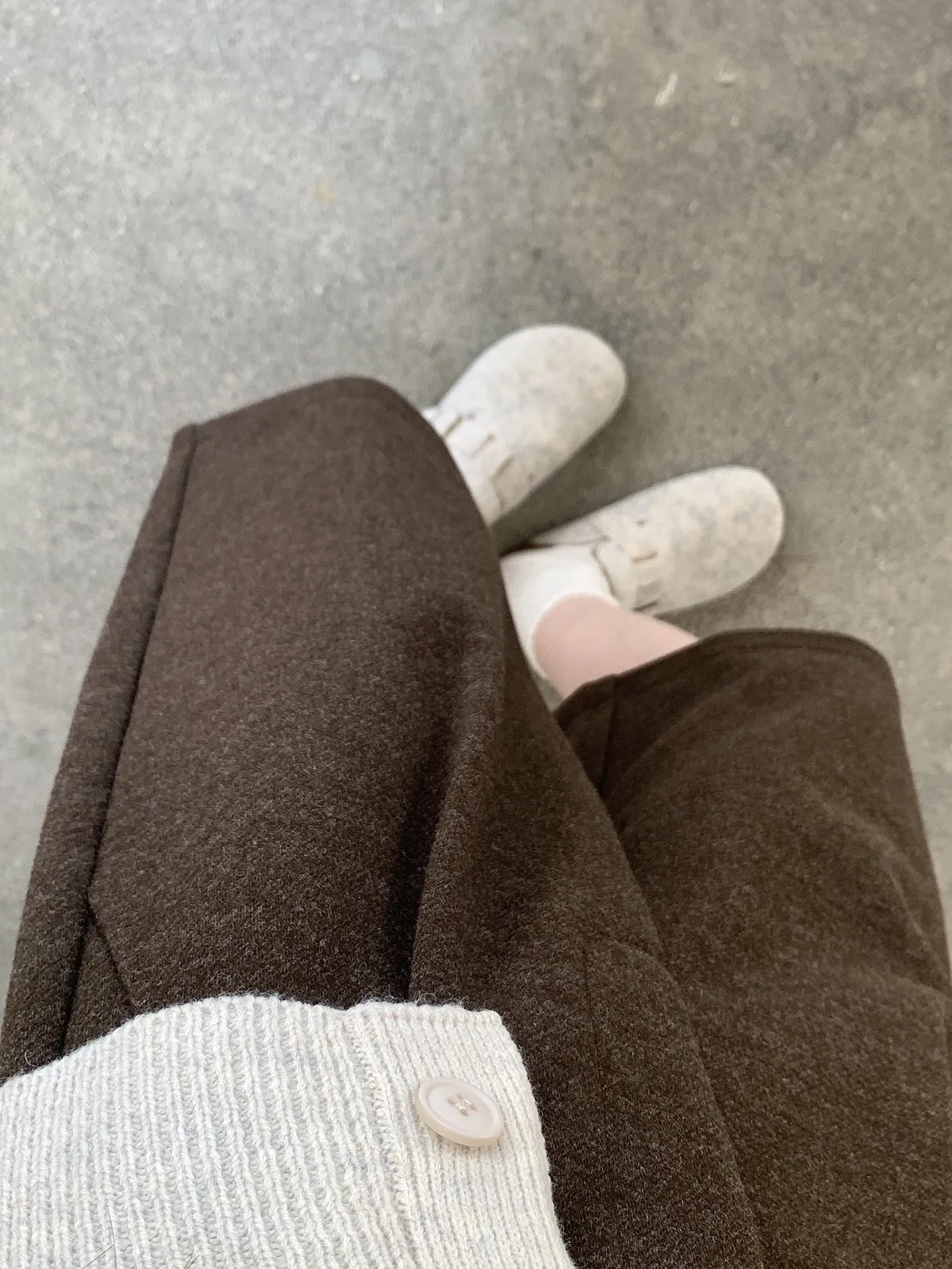 ZHISILAO новые однотонные шерстяные брюки длиной до колена женские осенне-зимние 2024