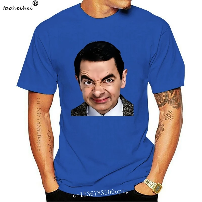 Футболка ТВ-сериала Mr. Bean V4 рувань Аткинсон (бело-желтый) все размеры |