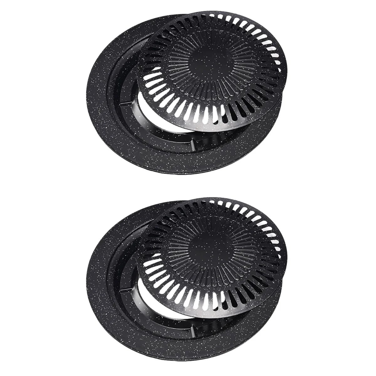 

Grill Pan Plate Bbq Barbecue Korean Samgyupsal Stick Roasting Non Stovetopbaking Hot Portable Stove Smokeless Outdoor Grilling