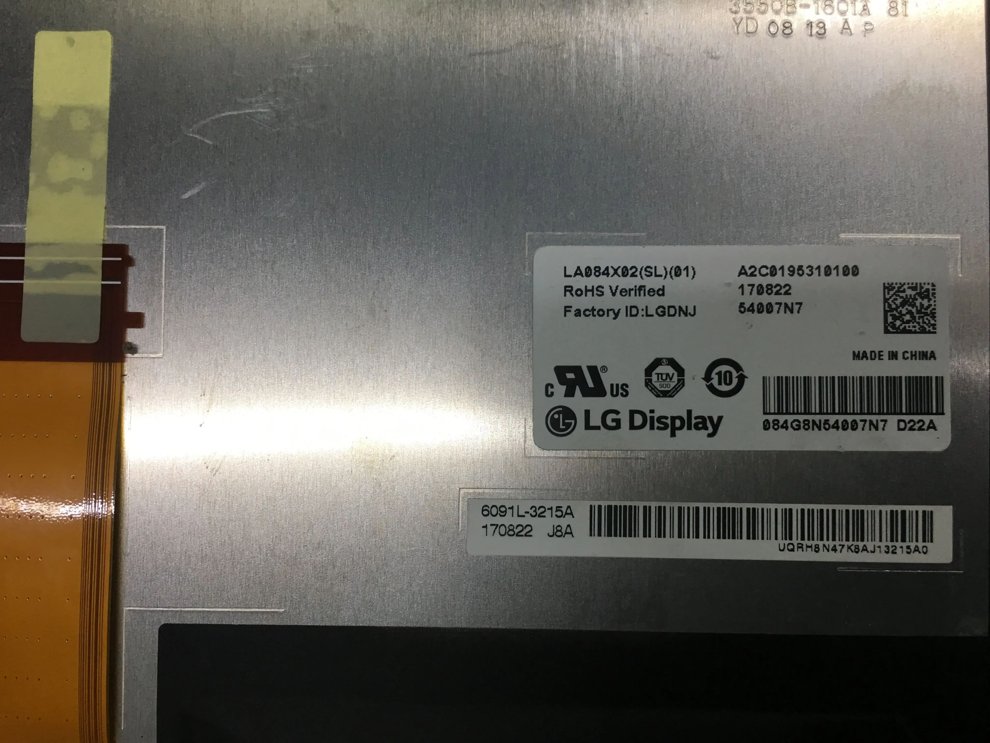 8 4-ДЮЙМОВЫЙ ЖК-экран LA084X02-SL01 LA084X02 SL01