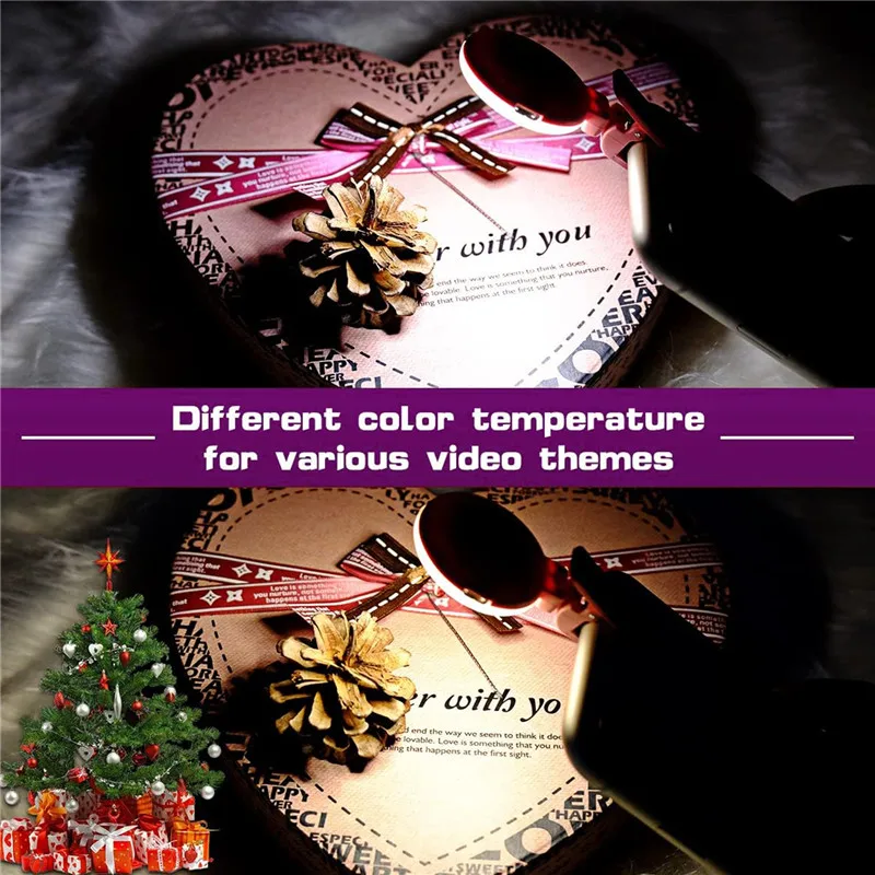 Портативный мини-штатив для селфи с аккумулятором 3 режима