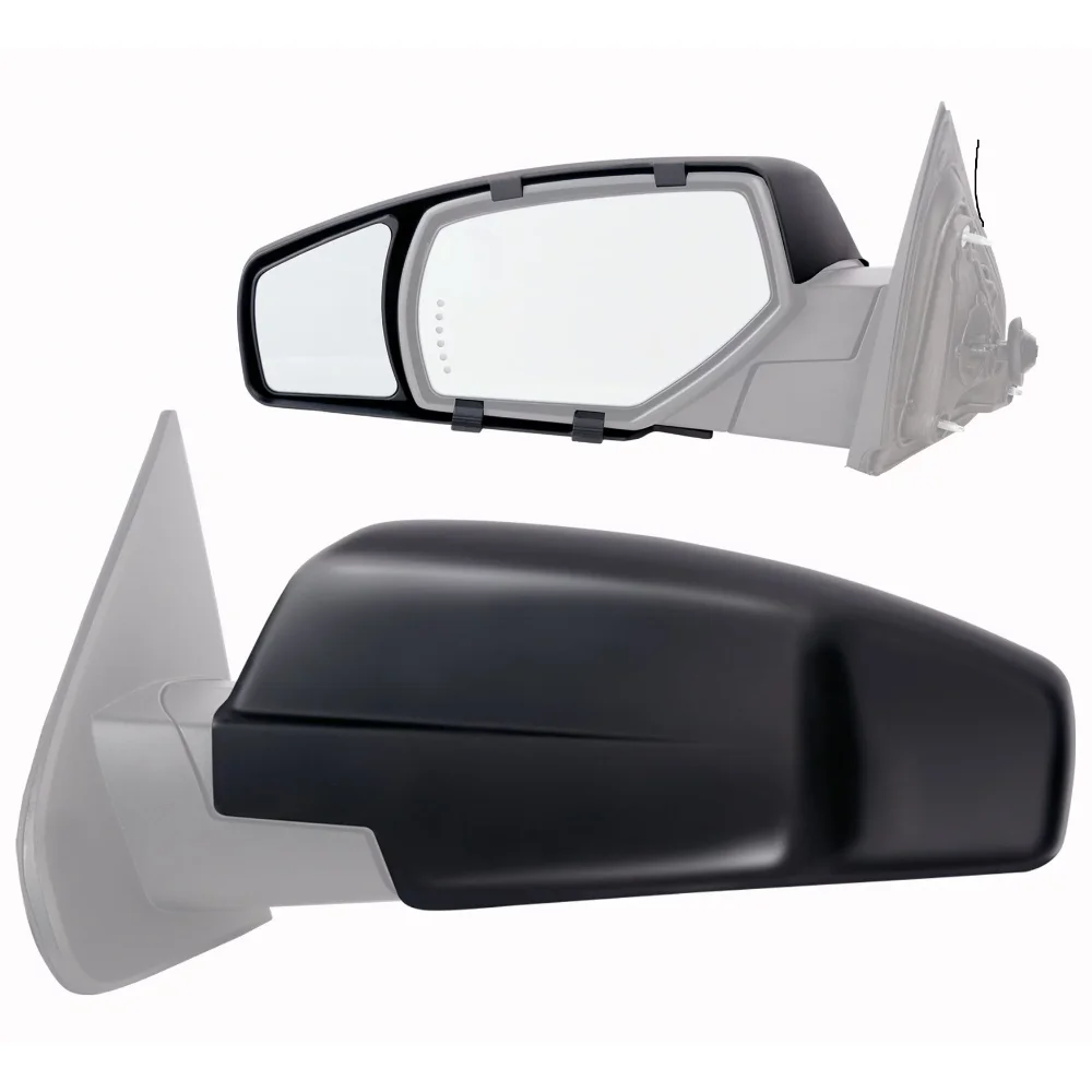 

OLOEY 80910 Snap-On Towing Mirrors Compatible With Chevy Silverado, GMC Sierra (14-18)