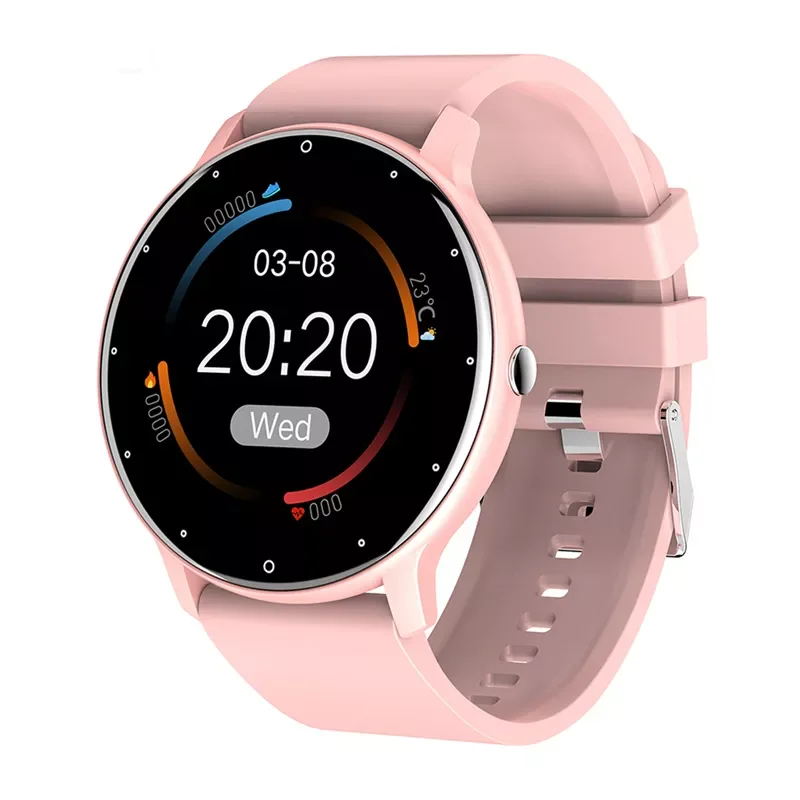 

Смарт-часы ZL02 для мужчин и женщин, модные спортивные водонепроницаемые умные часы с пульсометром, тонометром, фитнес-трекером для iOS и Android