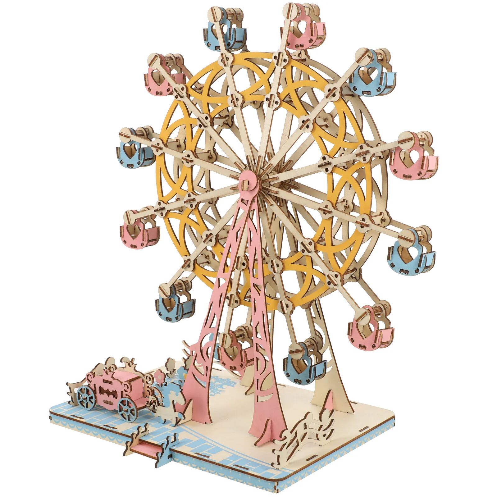 

3d пазл-Головоломка «колесо обозрения» для детей 8-10 лет, Рождественская деревянная коробка, китайские коробки, для взрослых, поделки