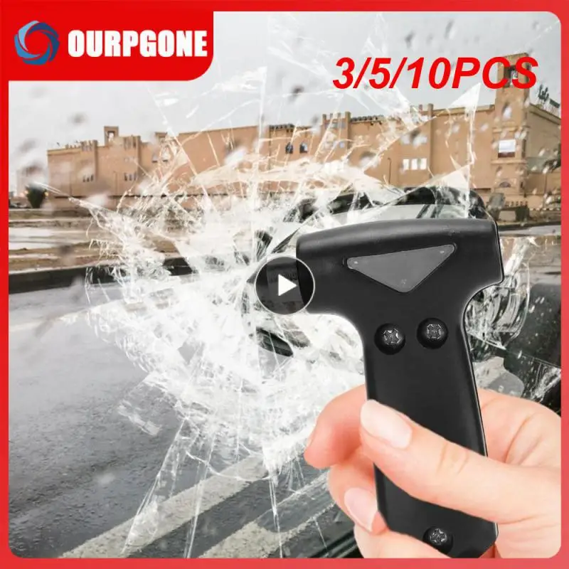 

3/5/10PCS With Seat Belt Cutter Universal Auto Emergency Glass Window Breaker Durable Car Escape Tools Practical