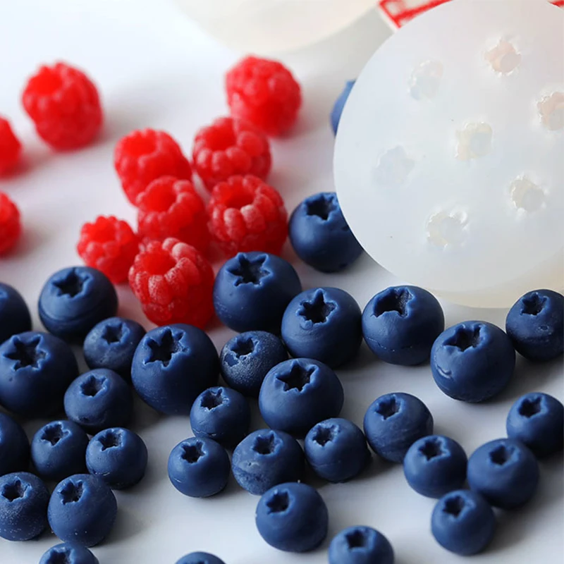 Creativily силиконовые формы для пудинга черники свечи форма мини-торта