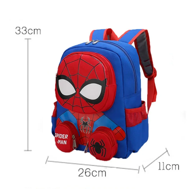 Женская школьная сумка с супергероями мультяшная 3d стерео для детского сада