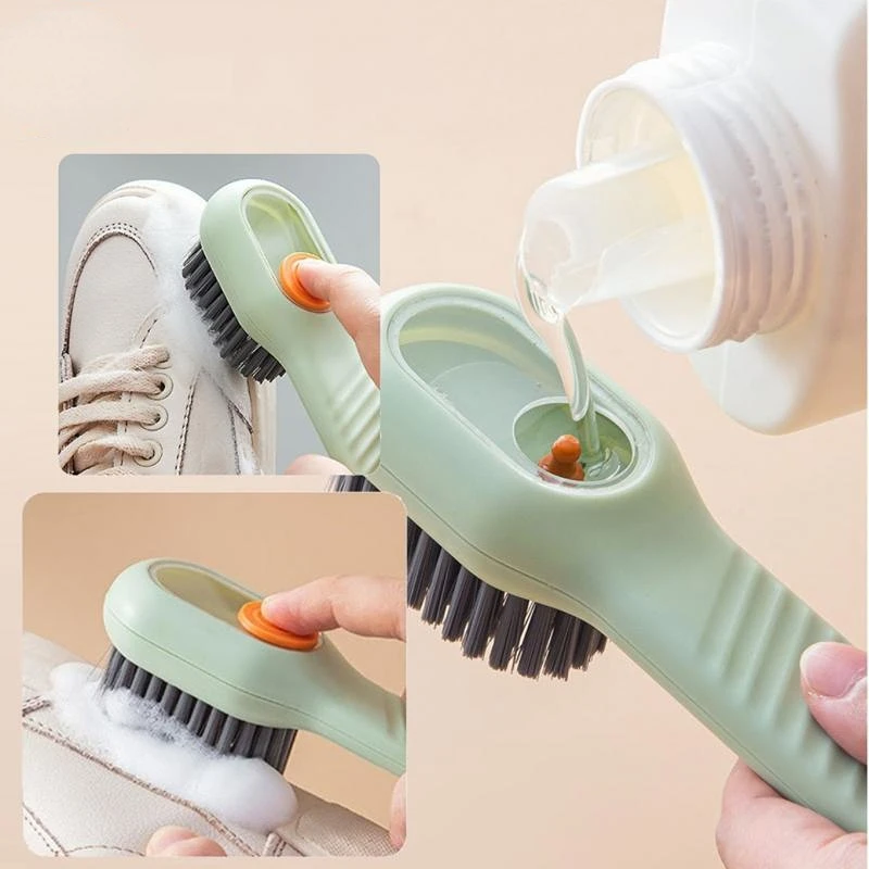 

Xiaomi Multifunction Soft Bristled Liquid Shoe Brush Long Handle Brush Clothes Brush Shoe Clothing Board Brush Cleaning Tool