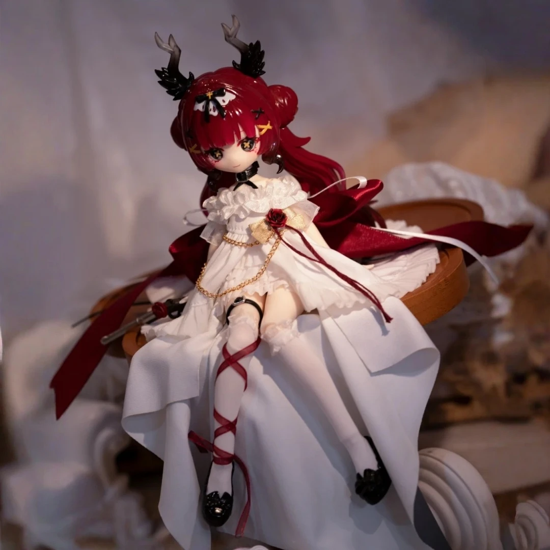 Фото Оригинальная фигурка Meki Oblivion's Luminaria Series 1/8, BJD, в слепой коробке, милая аниме-модель, украшение для рабочего стола, коллекционная игрушка, подарок №2