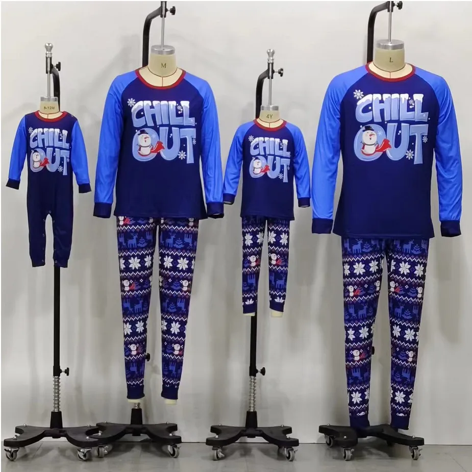 

christmas pajamas family Matching Sleepwear Familia Look Matching Outfits Suit for Father Mom Daughter and Son Pyjama Sets 2022