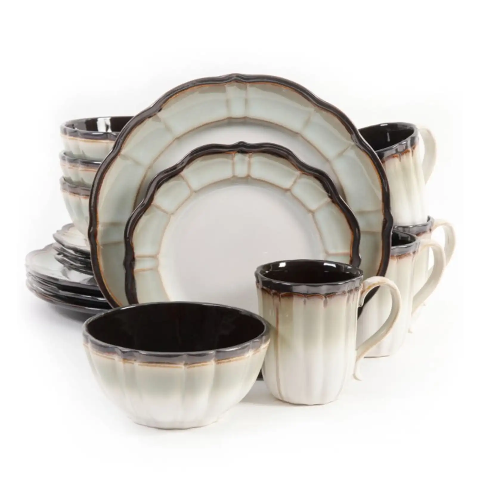 

Gibson Mableton 16 Piece Dinnerware Set