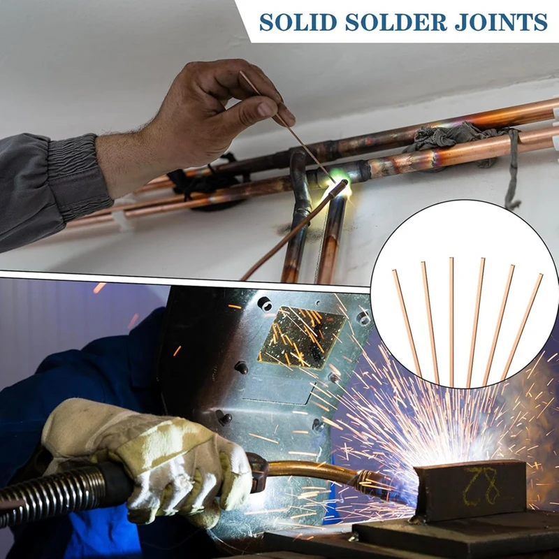 Плоский сварочный стержень GTBL 40 из медного сплава промышленный подходит для