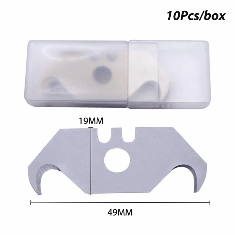 

10 шт. сверхмощный SK5 стальной крюк лезвия утилита запасные части карманные остроконечные лезвия карманные ножи инструмент