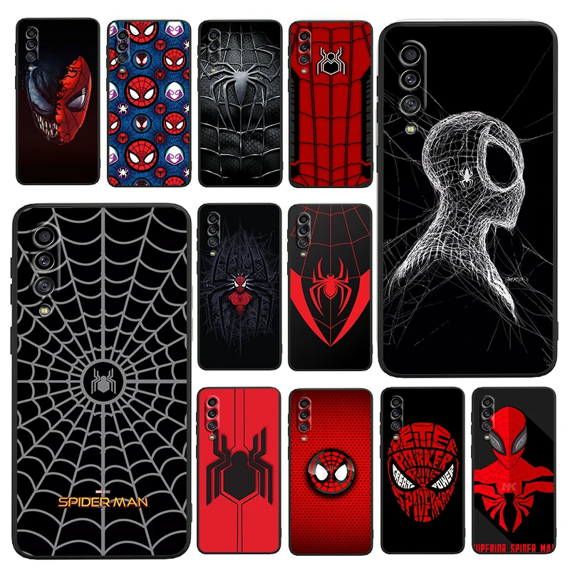 

Marvel Spiderman Logo For Samsung Galaxy A73 A72 A71 A70 A53 A52 A51 A50 A42 A41 A40 A33 A32 A31 A30 A30S 5G 4G Black Phone Case