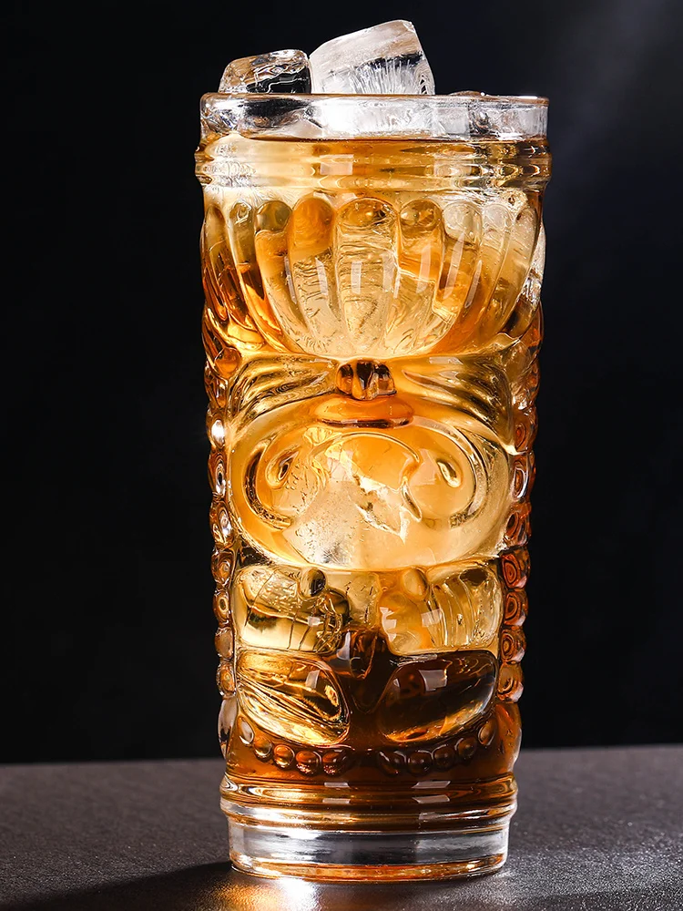 

Креативная чашка для сока, бокал, утолщенная Коктейльная чашка Tiki, гримаса, персонализированная чашка для фруктов и чая, кружка для холодных...