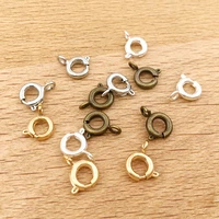 10pcslot 6x8mm zinc alloy buckle 4 colors necklace buckle for diy necklace bracelet earrings jewelry making findings
