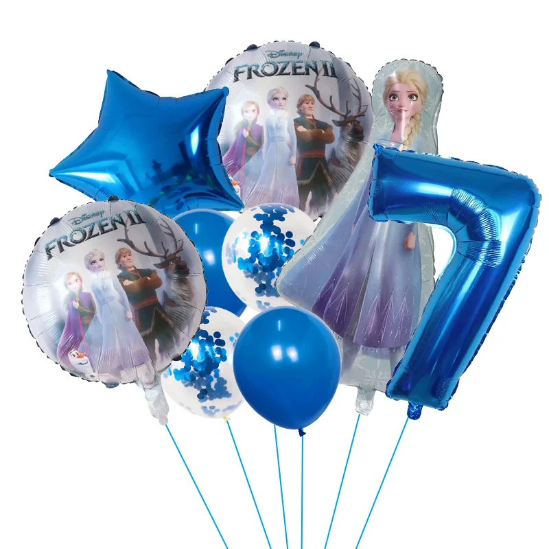 

9 шт. Украшения для дня рождения Frozen Disney