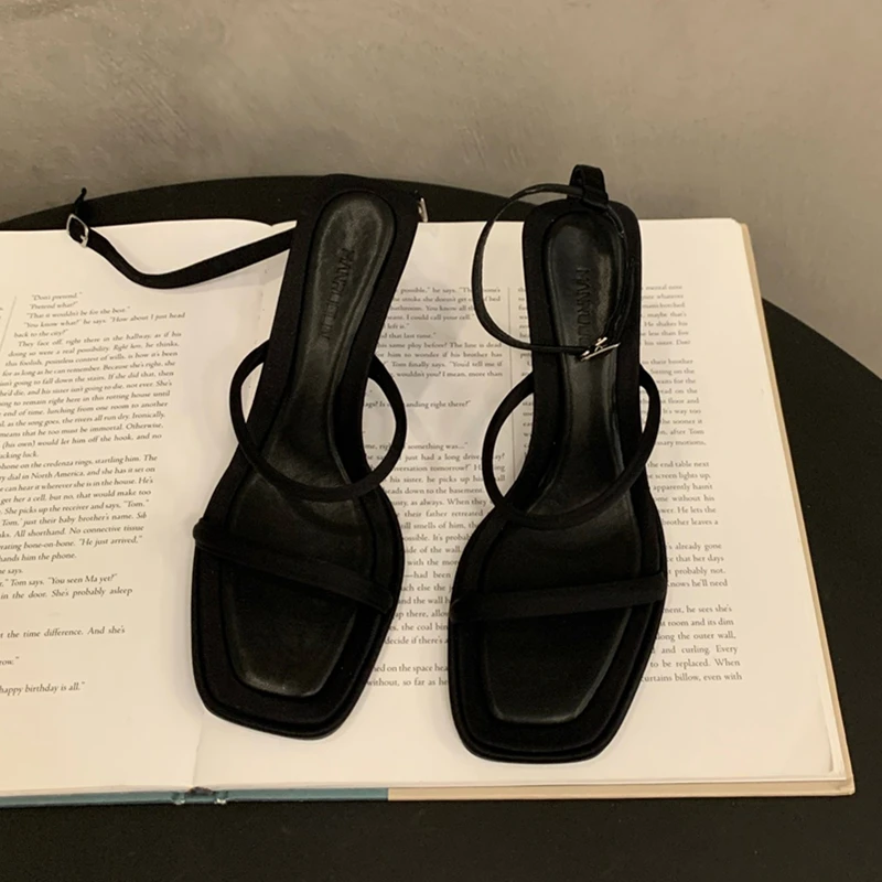 

Sandals Women New Purple Heels Stiletto Slingback Shoes High-heeled Sandals Ladies Summer High Heels Party Luxury Sandals Woman