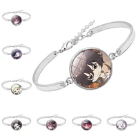 anime jewelry bungo stray dogs bracelet glass pendant bangles bracelets for children